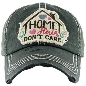 1327 - Home Hair Hat - Black
