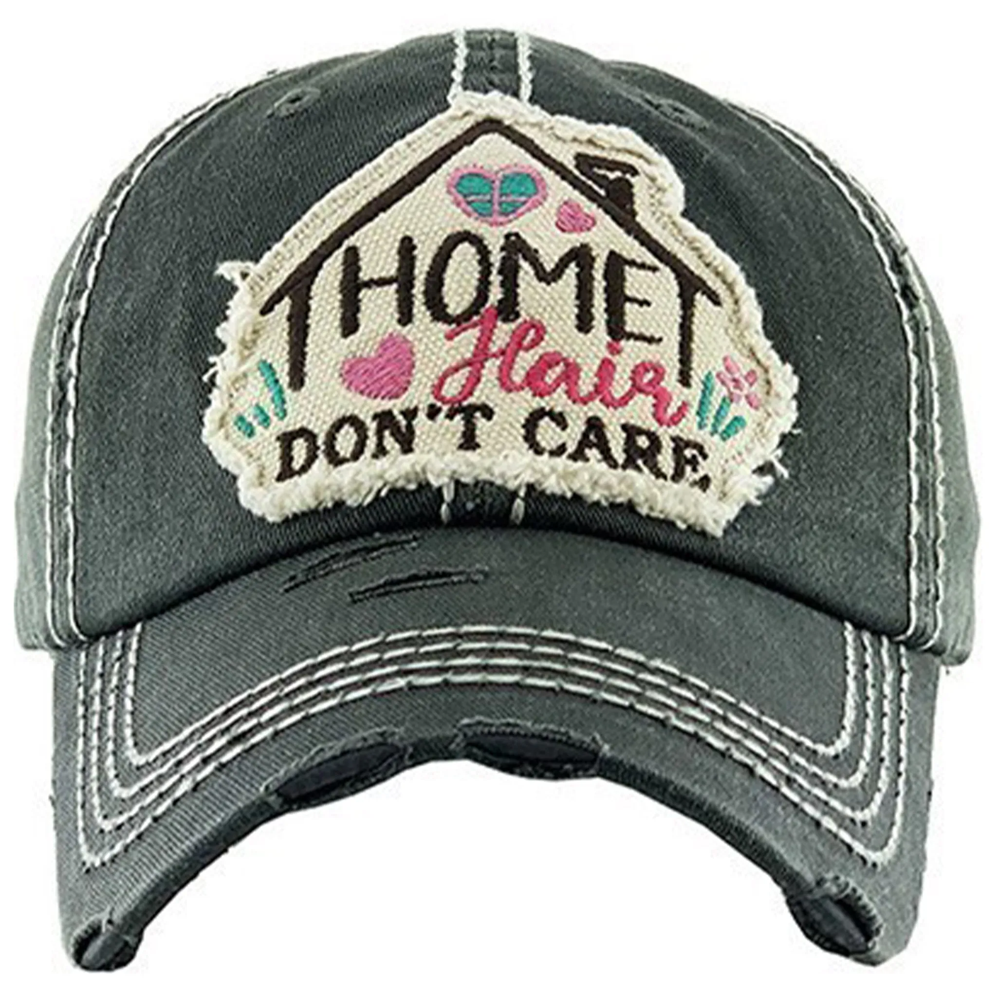 1327 - Home Hair Hat - Black