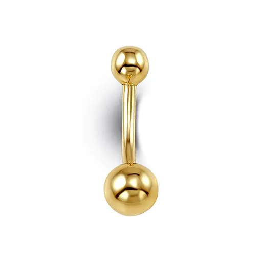14K Yellow Gold (5.5mm) Ball Belly Button