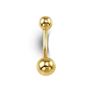 14K Yellow Gold (5.5mm) Ball Belly Button