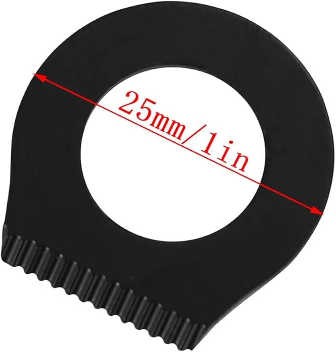 4PCS Outdoor Multifunctional Circular Scraper Camping Fire Starter Flint Stone Hanging Pendant Tooth Shaped Scraper for Survival Emergency Hunting Fishing Backpacking Black