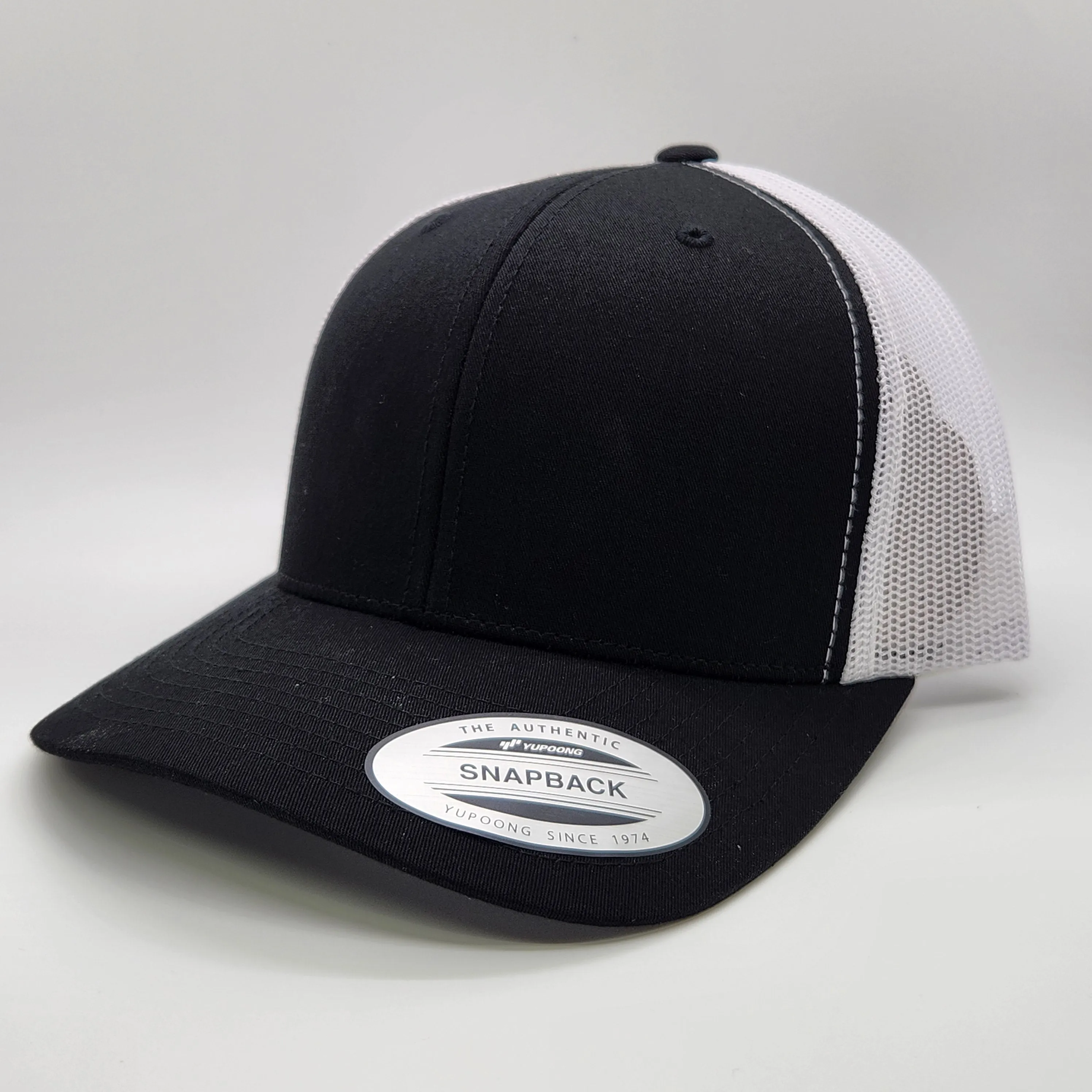6 Count Premium Leatherette Patch Hats, Custom Engraved