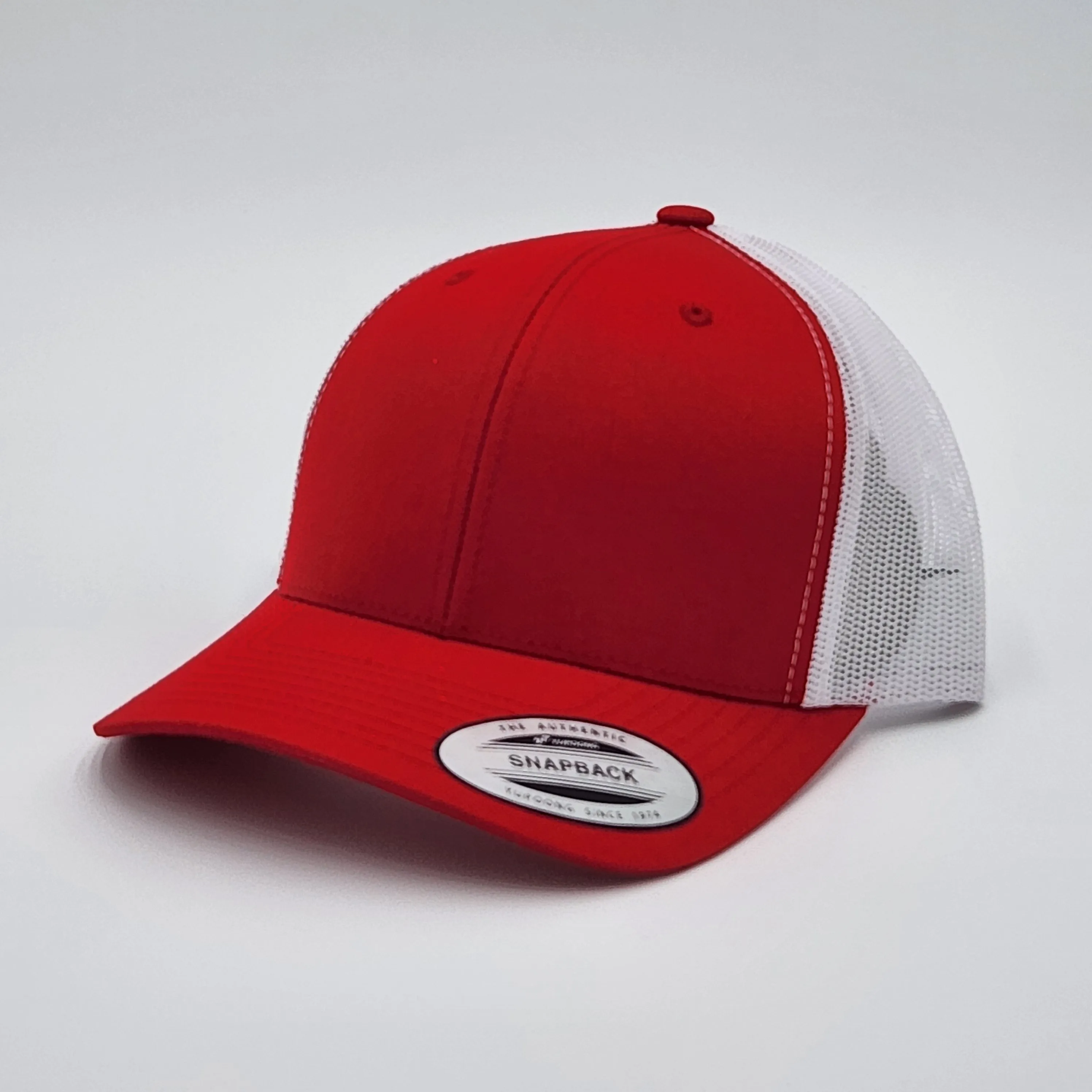 6 Count Premium Leatherette Patch Hats, Custom Engraved