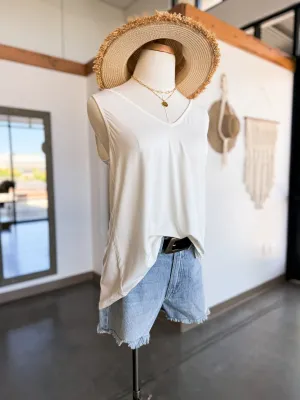Addilyn Tank - White