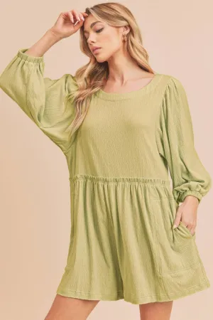 Aemi   Co Kyle Balloon Sleeve Romper
