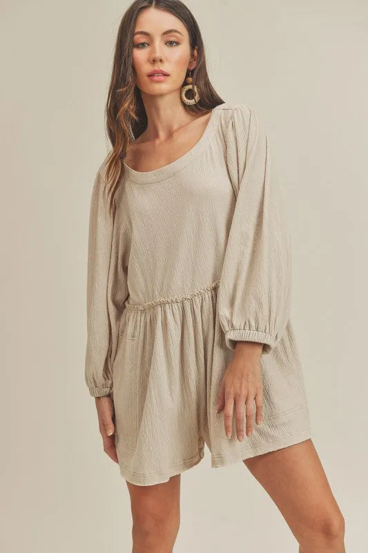Aemi   Co Kyle Balloon Sleeve Romper