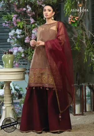 AJFC-47 | Asim Jofa Jashn Collection 2021 | Unstitched Organza Suit