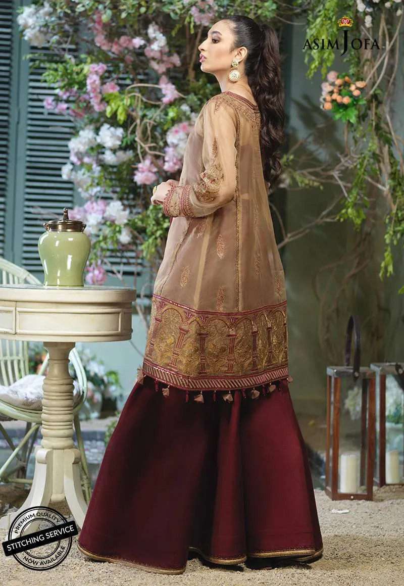 AJFC-47 | Asim Jofa Jashn Collection 2021 | Unstitched Organza Suit