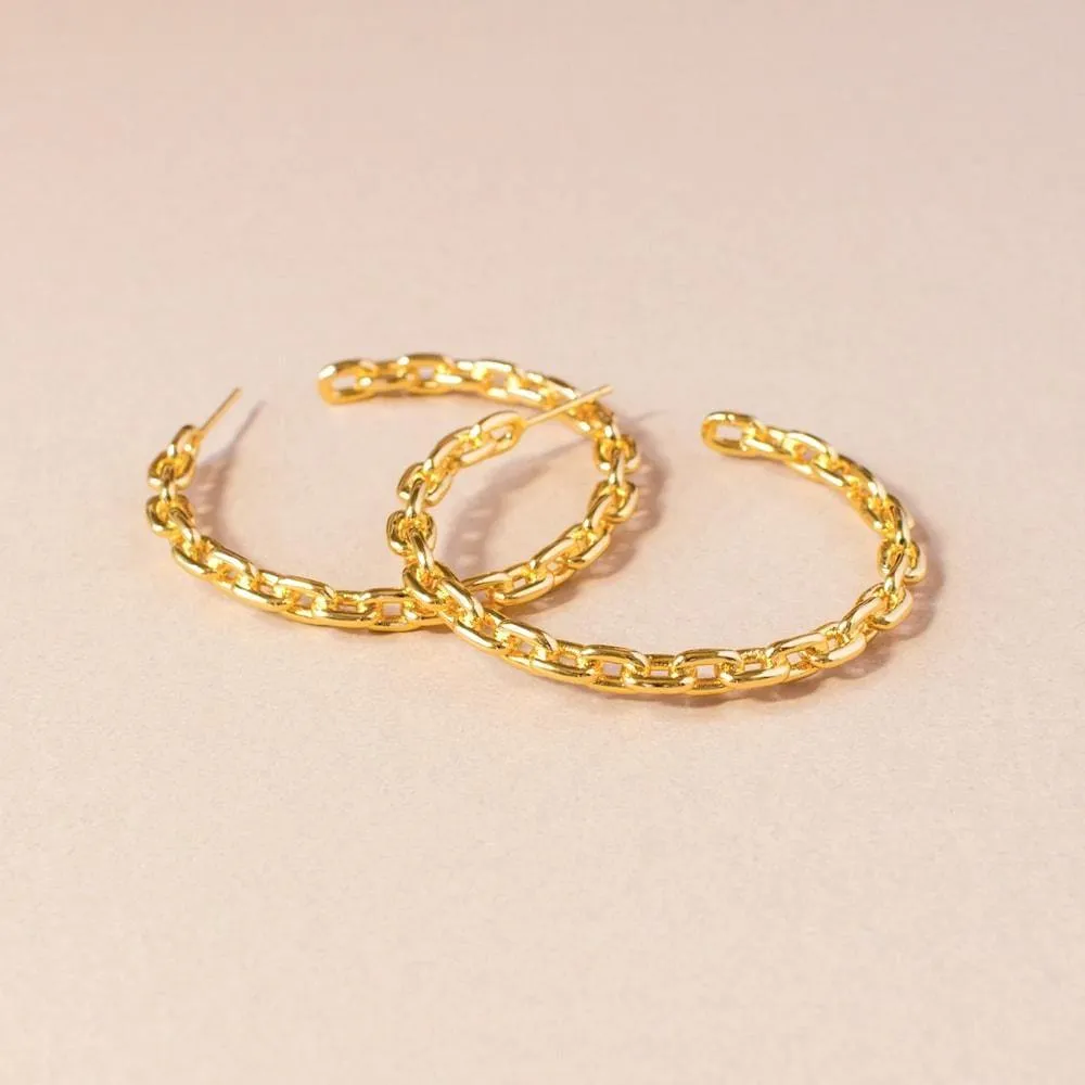 Alex 45MM Hoop Earrings
