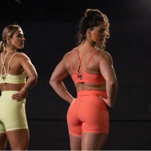 All or Nothing Short Set (Hot Peach)
