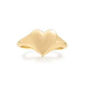 Ania Haie Gold Love Signet Ring