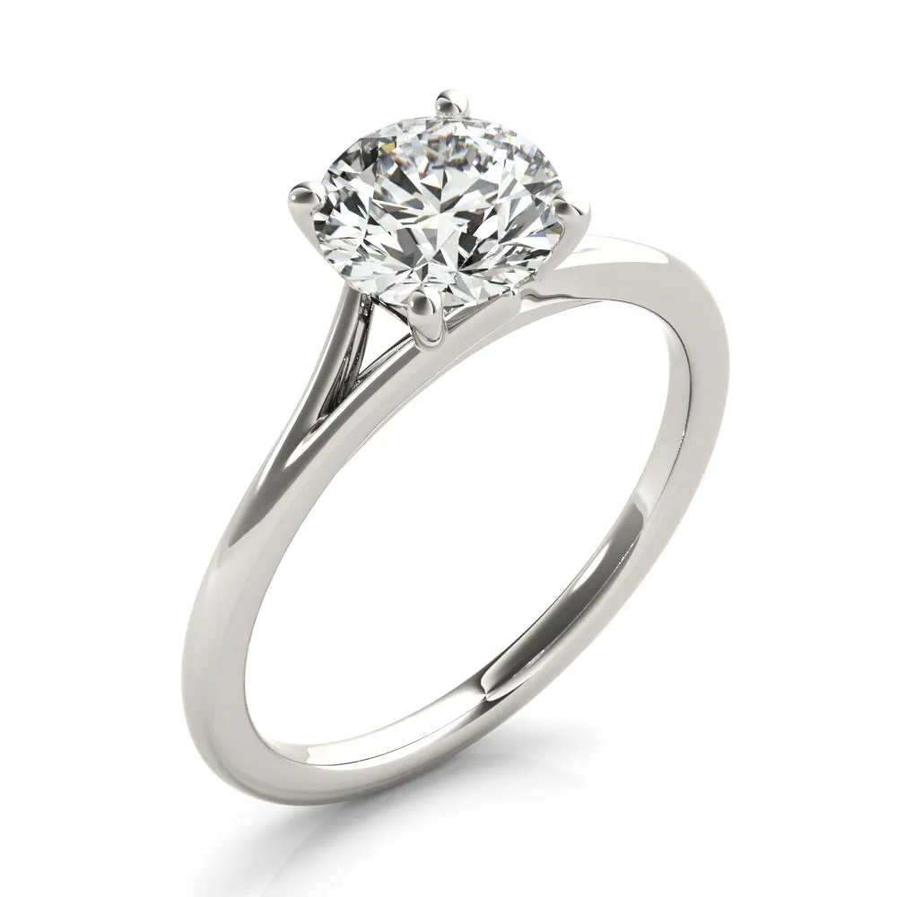 Aria Round  Lab Grown Diamond Solitaire Engagement Ring IGI Certified