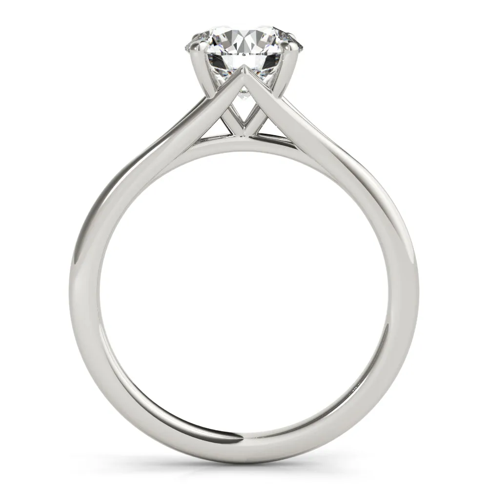 Aria Round  Lab Grown Diamond Solitaire Engagement Ring IGI Certified