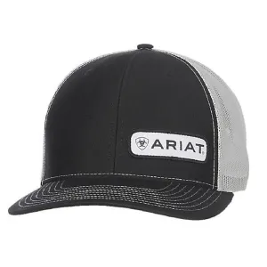 Ariat Offset Patch Hat for Men in Black | A300000501