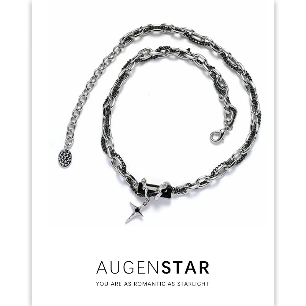 ASR | Black Zirconia Star Necklace