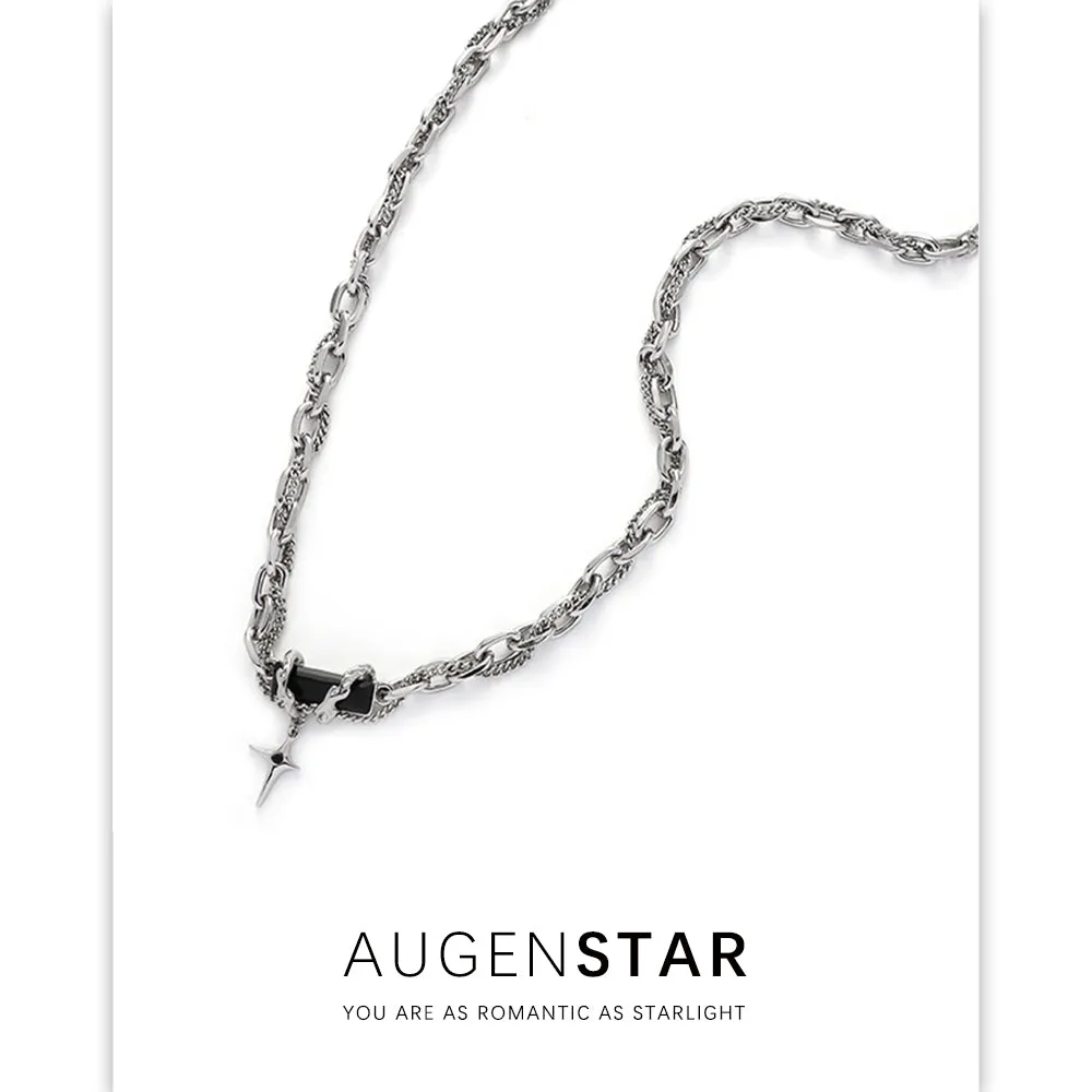 ASR | Black Zirconia Star Necklace