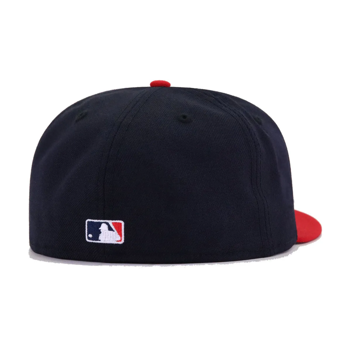 Atlanta Braves Navy Scarlet Tomahawk Cooperstown AC New Era 59Fifty Fitted