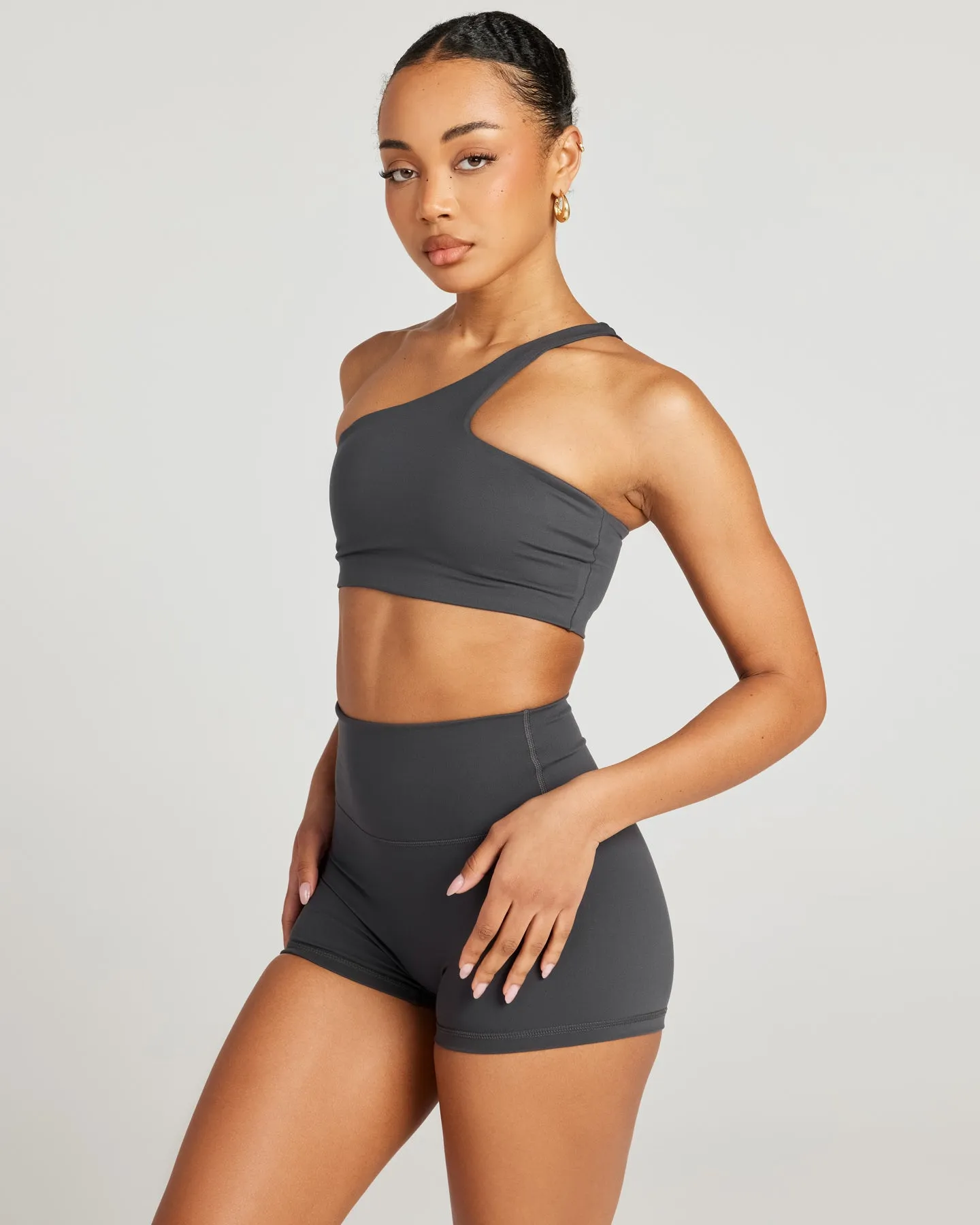 Aura Flow Bra - Charcoal