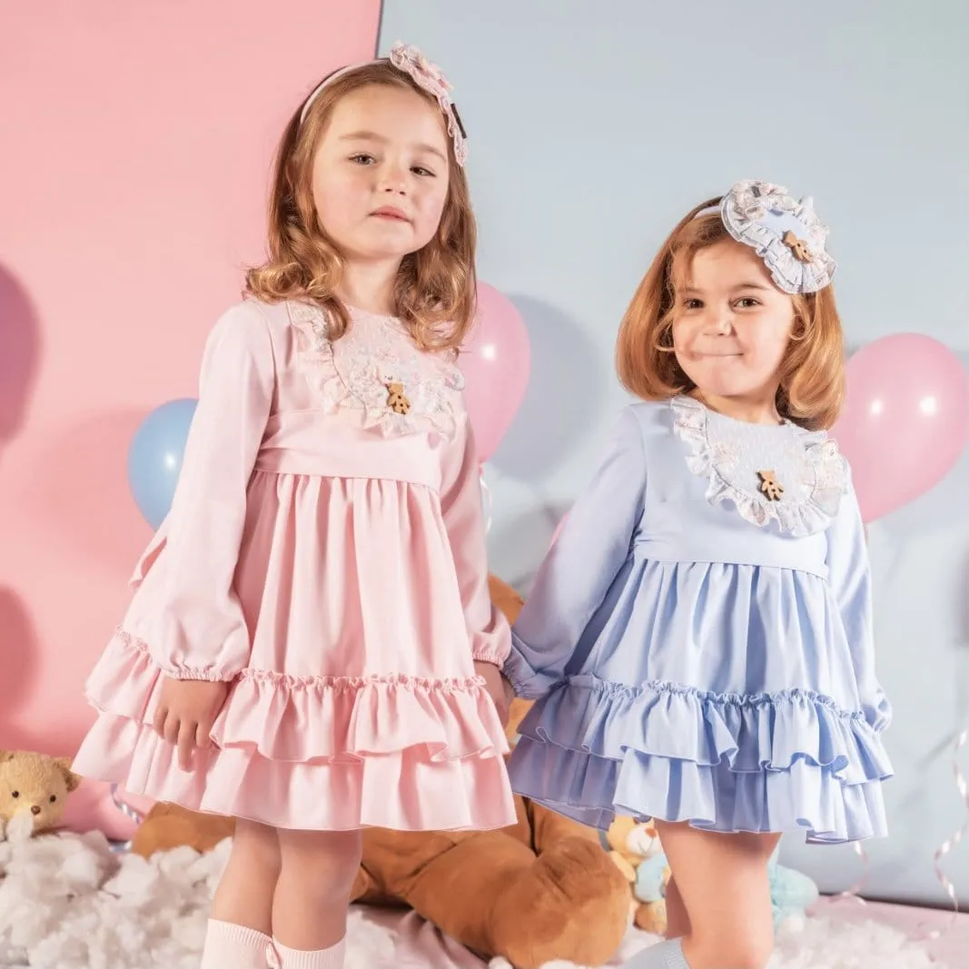BABINE - Puffball Teddy Dress - Pink