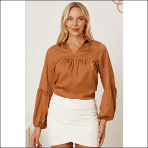 Balloon Sleeve Chic Blouse