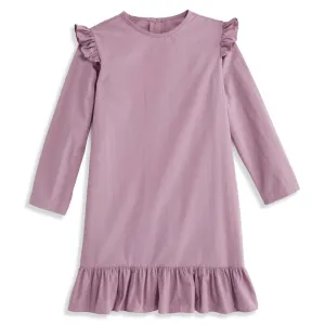 Barber Dress -- Plum Poplin