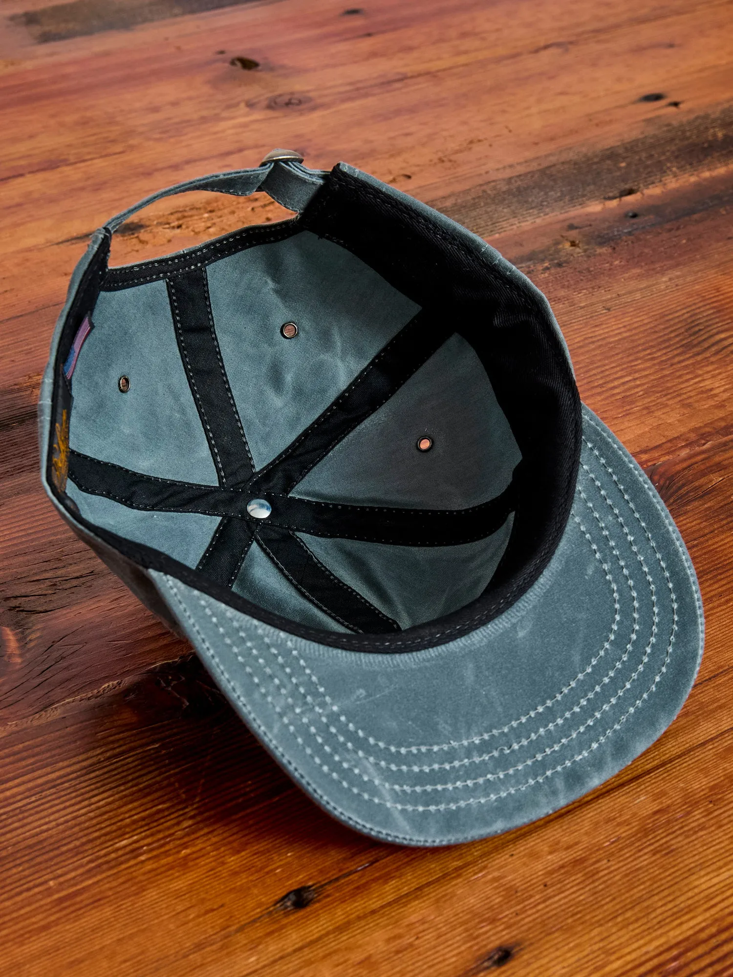 Baseball Hat in Wax Canvas Harbor Blue