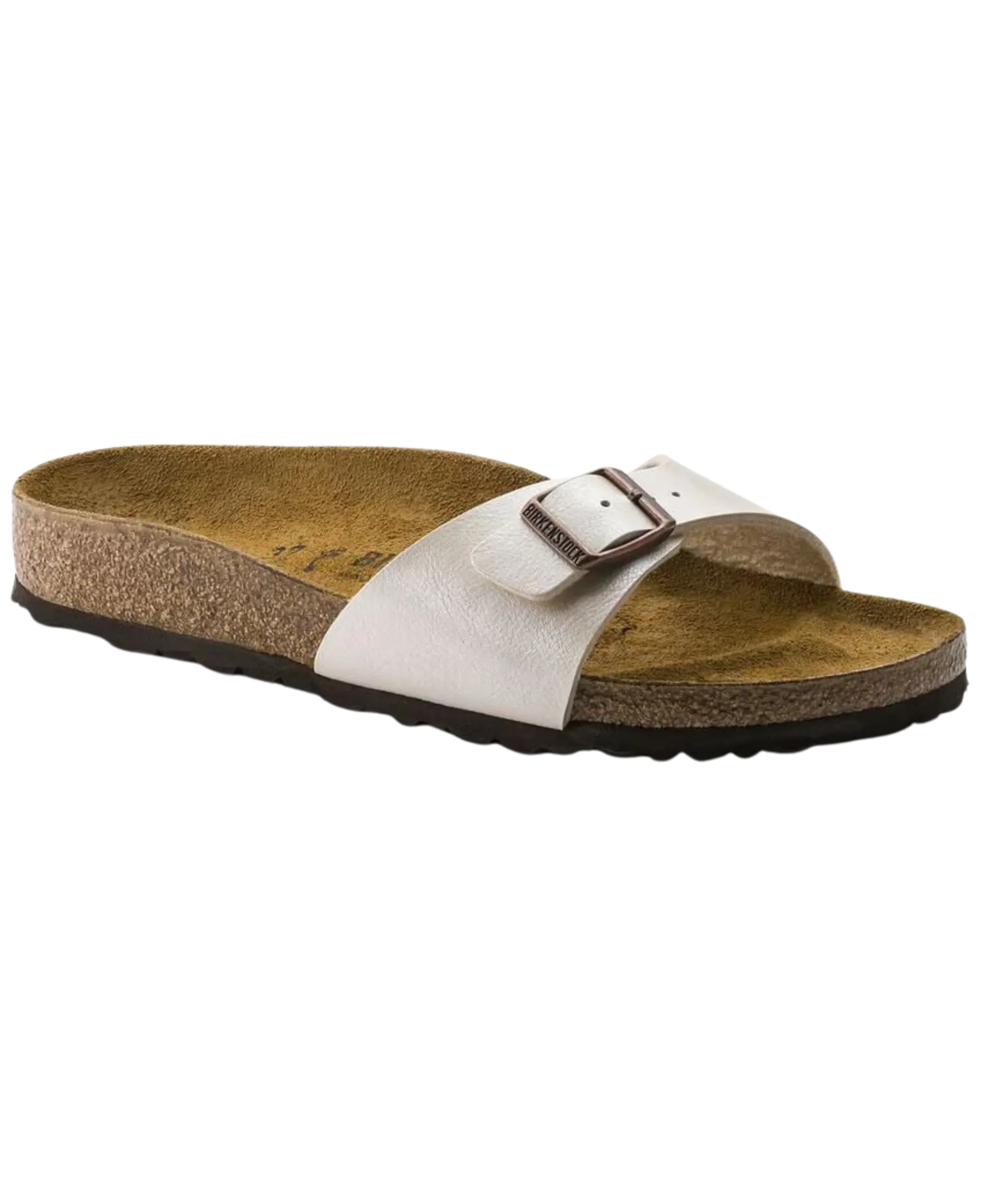 Birkenstock Madrid Birko-Flor Graceful Pearl White