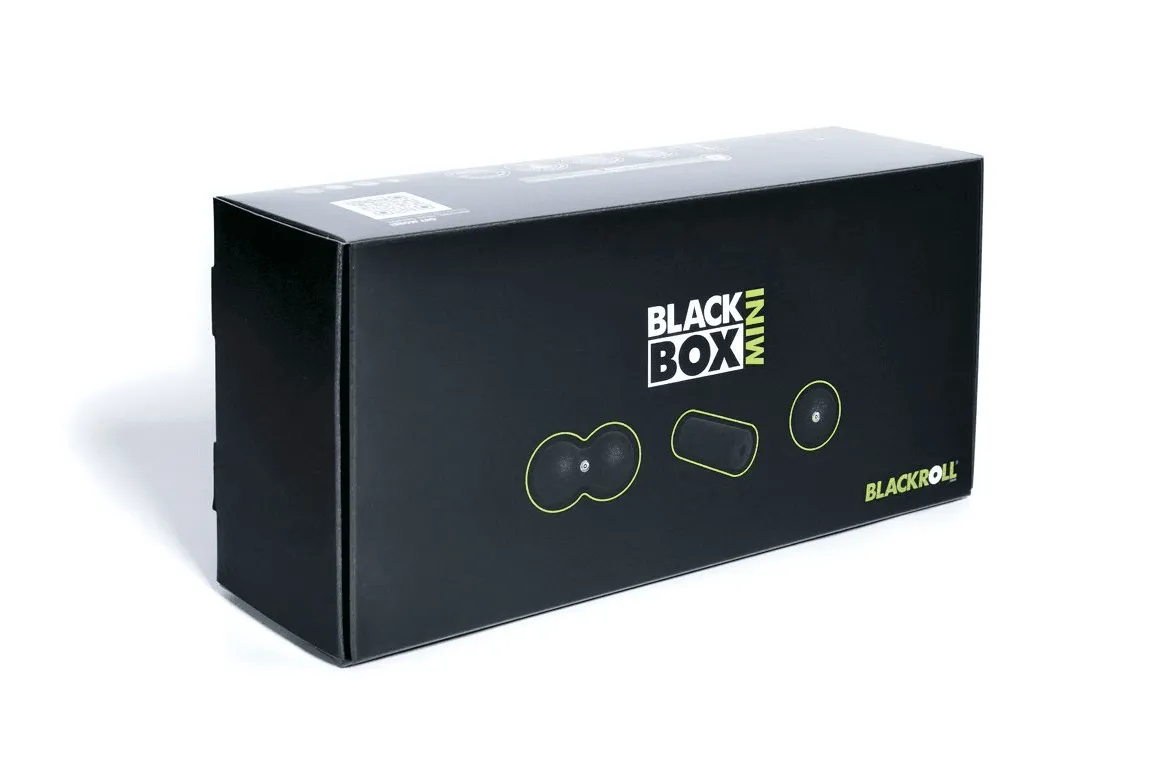 BLACKROLL - Mini Foam Roller BlackBox Set, Massage Balls for Shoulders, Trigger Point, Muscle Knots, Myofascial Release, Muscle Strengthening and Recovery Kit, for Exercise, Yoga, Weight Training