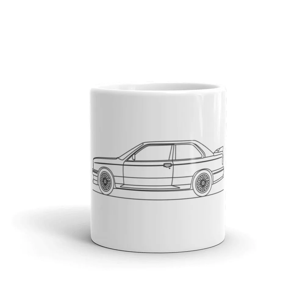 BMW E30 M3 Silhouette Mug
