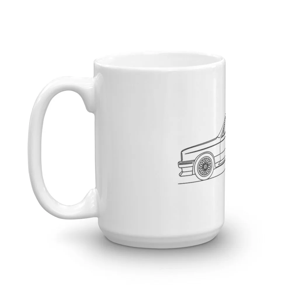 BMW E30 M3 Silhouette Mug