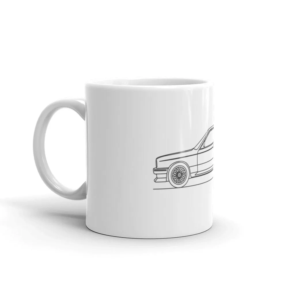 BMW E30 M3 Silhouette Mug