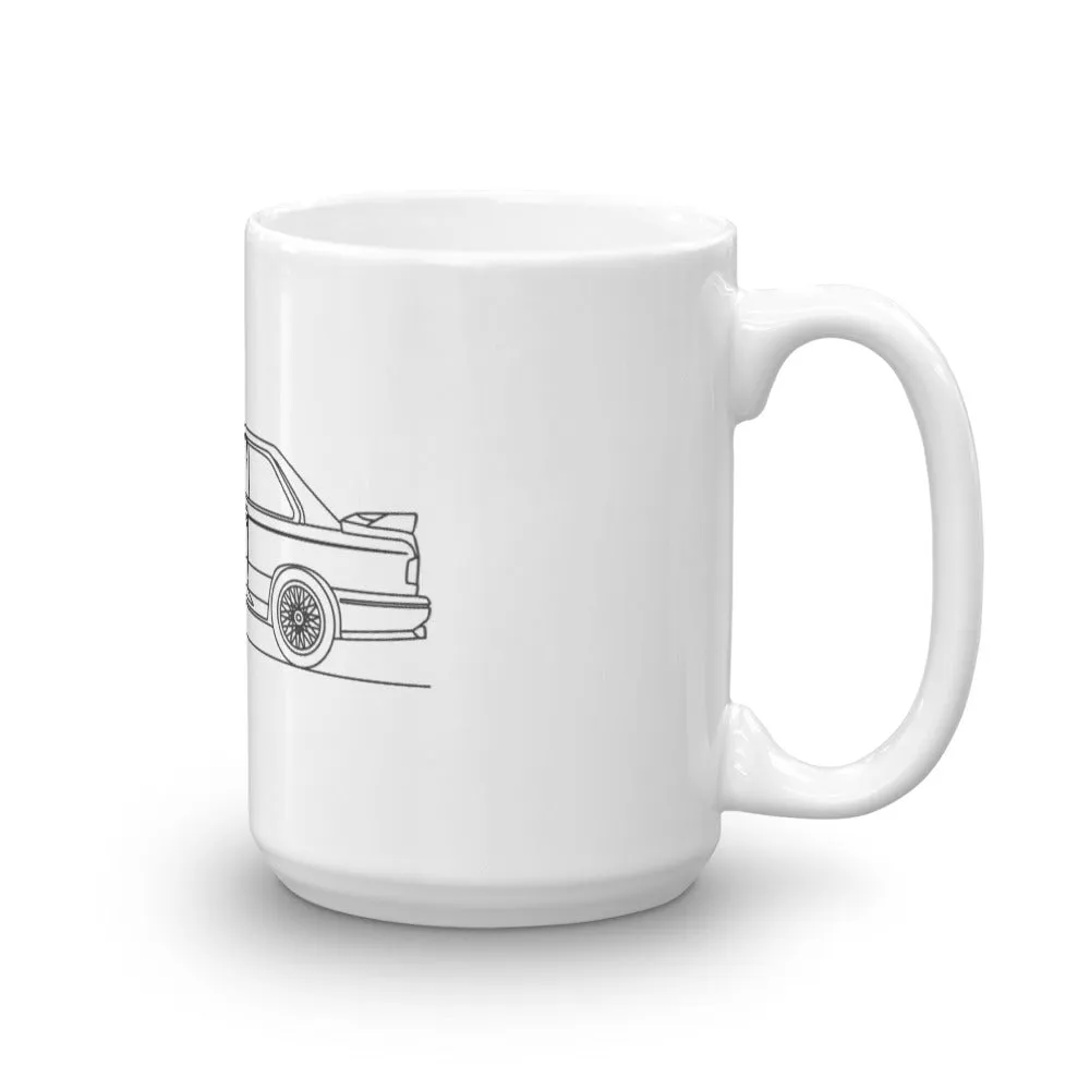 BMW E30 M3 Silhouette Mug