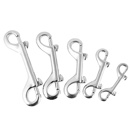 bnf® Diving Stainless Steel Double Ended Bolt Snap Buckle Metal Clip 90mm | Water Sports | Scuba & Snorkeling | Other Scuba & Snorkeling