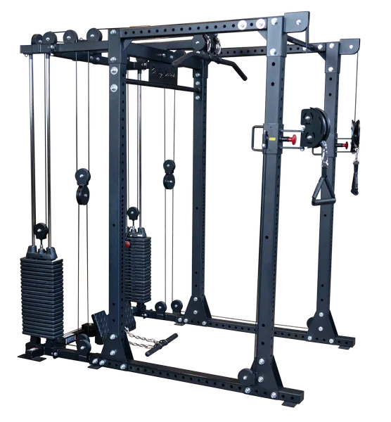 Body-Solid GPR400 Power Rack Functional Trainer Package