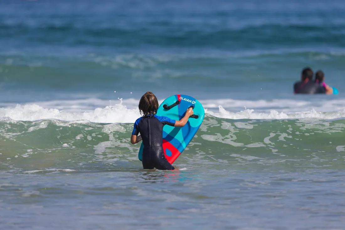 Bodyatu Kids' Bodyboard 4-8 years with Handles - Camouflage