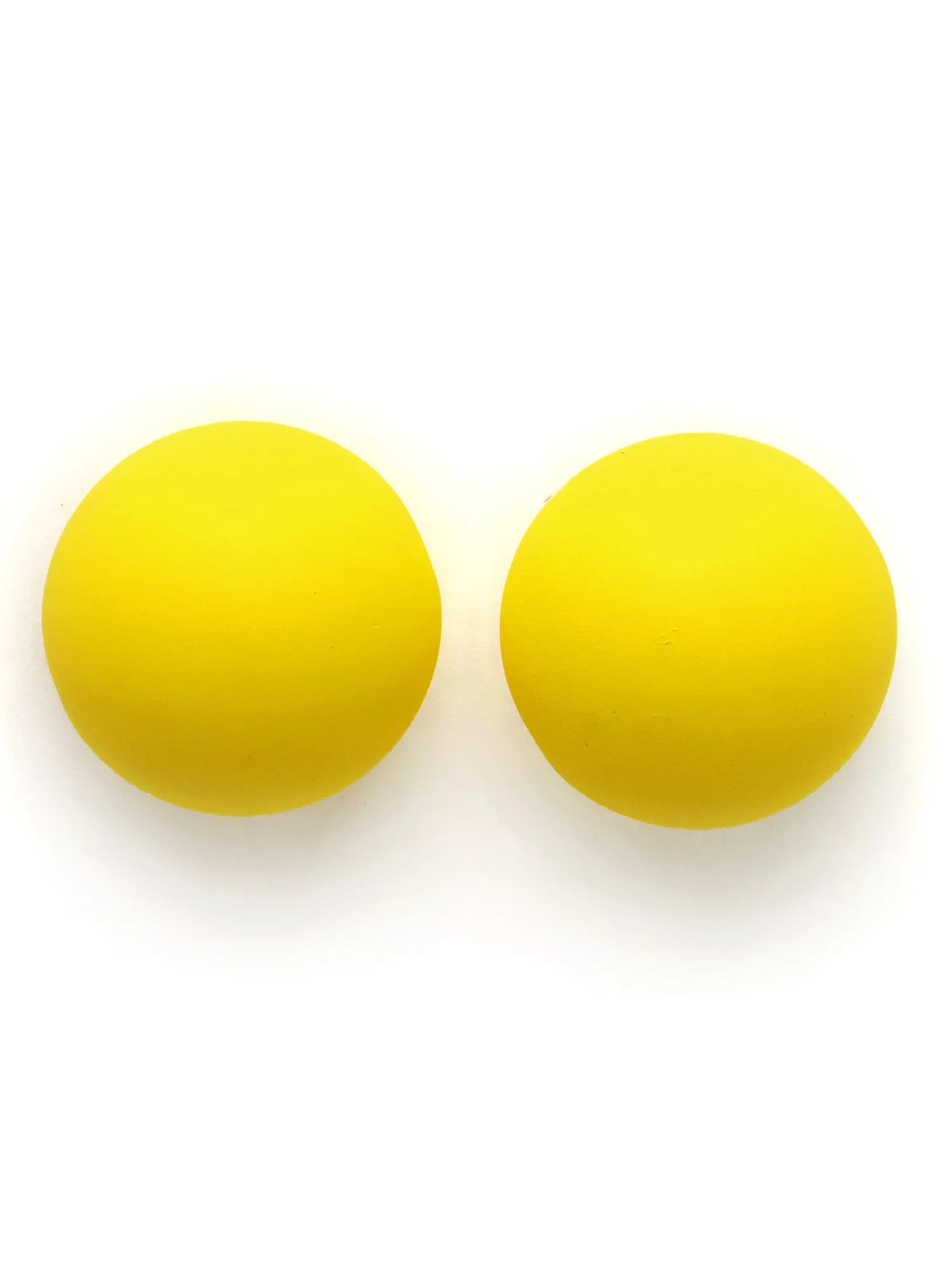 Bohey by KARATCART Matte Yellow Finish Dome Stud Earrings for Women