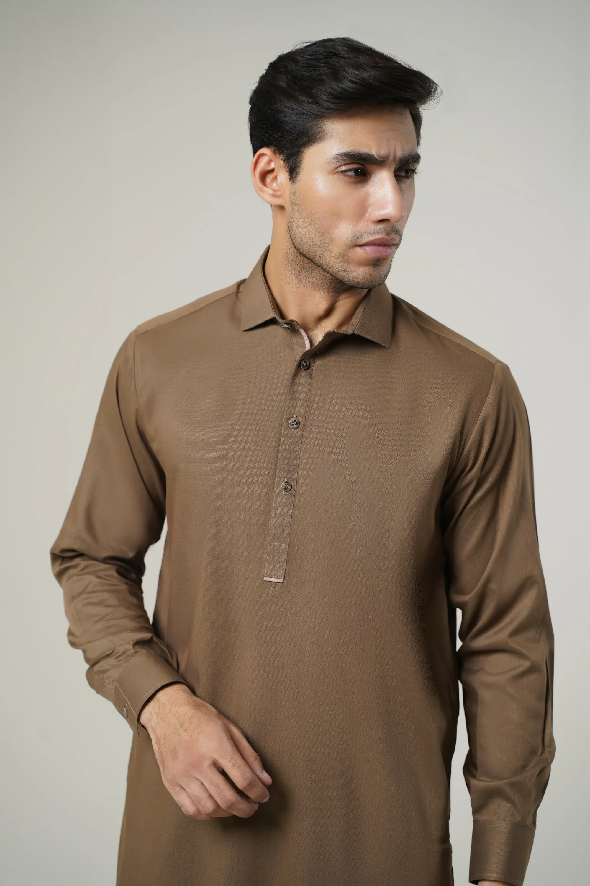 Brown Gents Shalwar Kameez