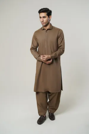 Brown Gents Shalwar Kameez