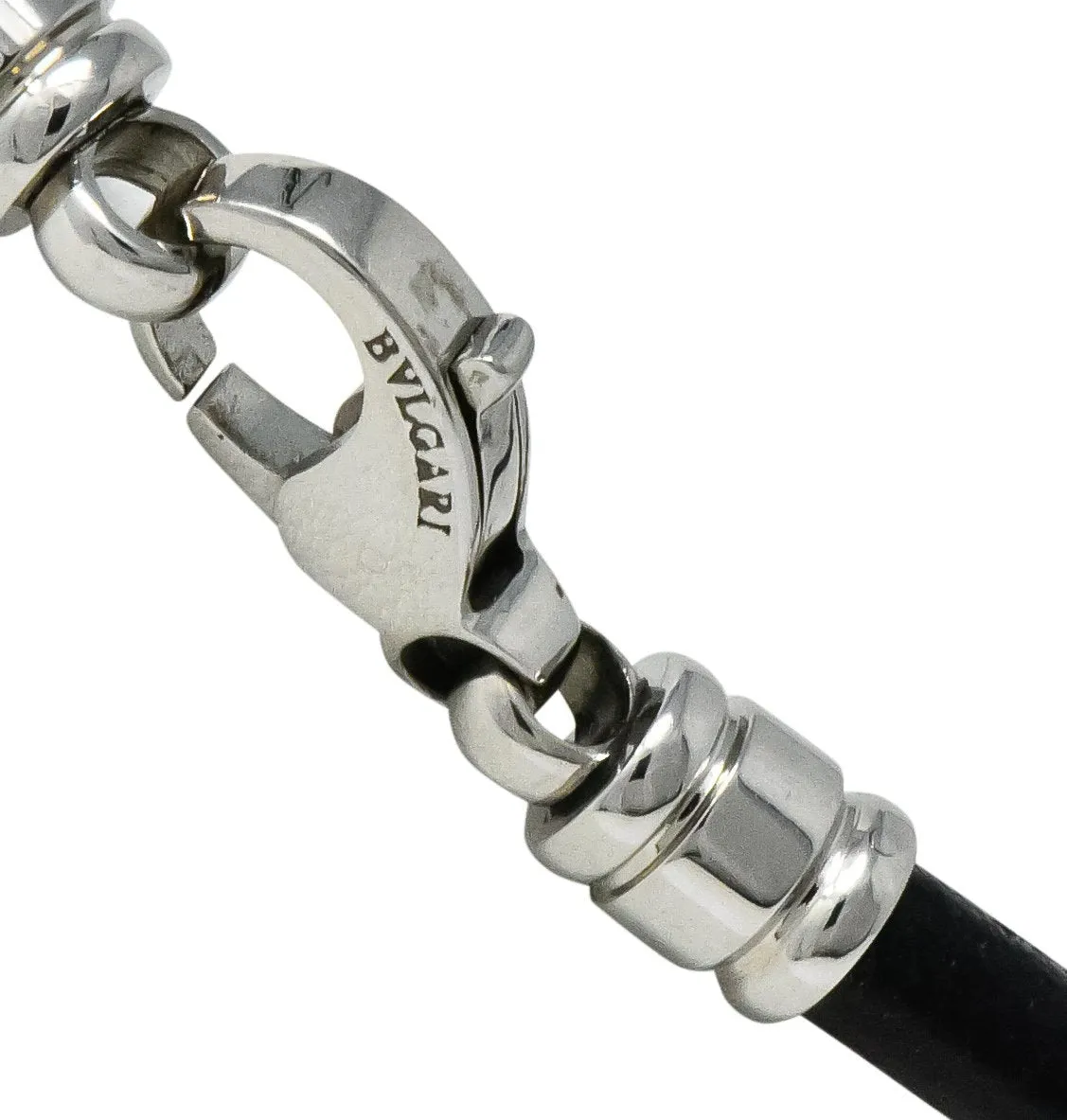 Bulgari Modern 18 Karat Gold Steel Gemini Zodiac Tondo Pendant Necklace
