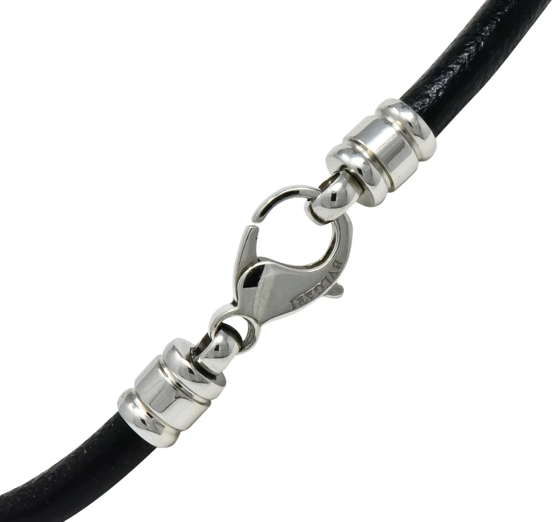 Bulgari Modern 18 Karat Gold Steel Gemini Zodiac Tondo Pendant Necklace