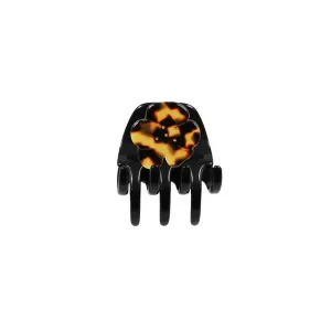 Camellia Medium Dark Tortoiseshell Claw Clip