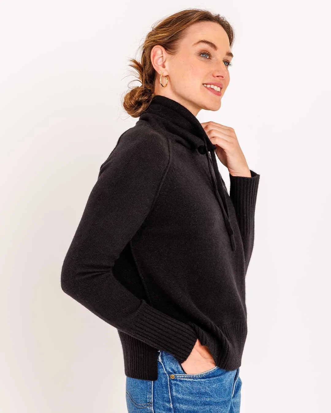 Cashmere Drawstring Funnel