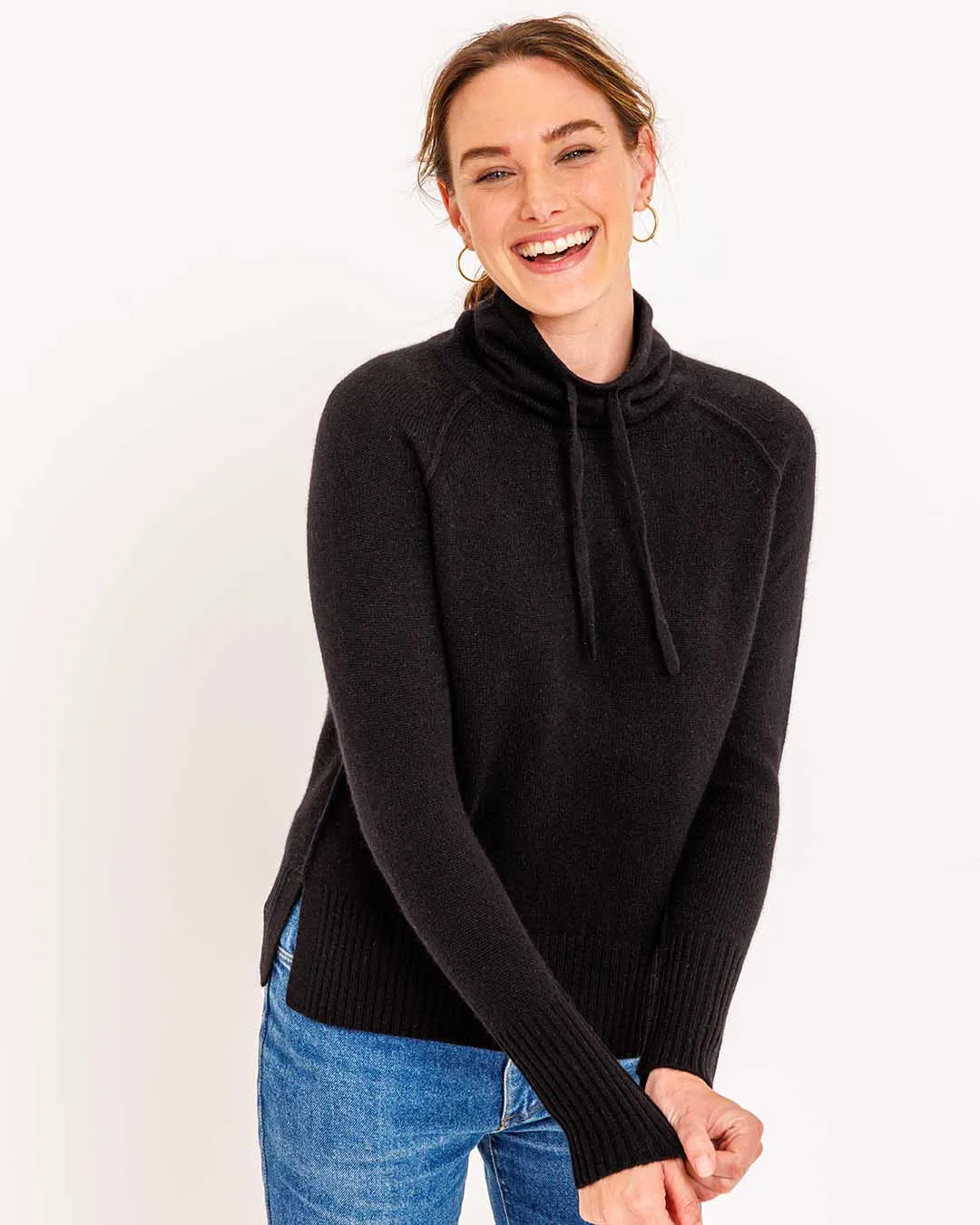 Cashmere Drawstring Funnel