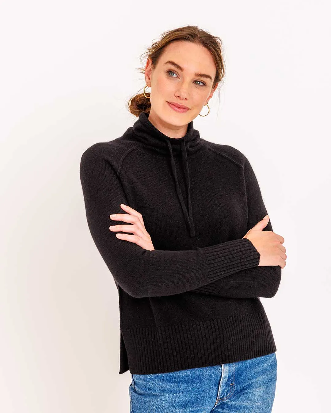Cashmere Drawstring Funnel