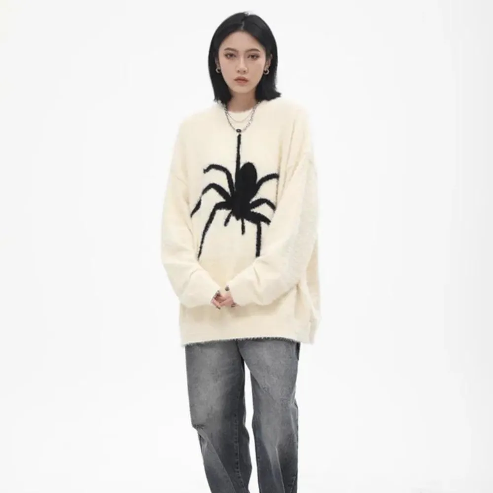 Casual Simple Spider Sweater