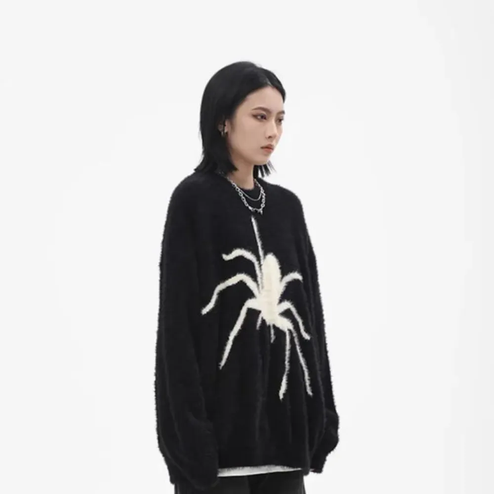 Casual Simple Spider Sweater
