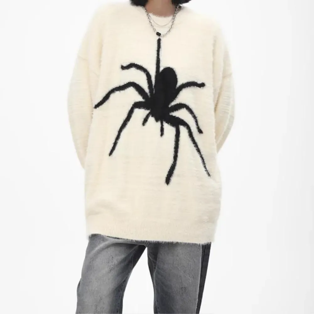 Casual Simple Spider Sweater