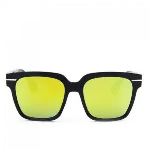 Chic Star Shape Inlay Embellished Square Frame Sunglasses For Women - Yellow