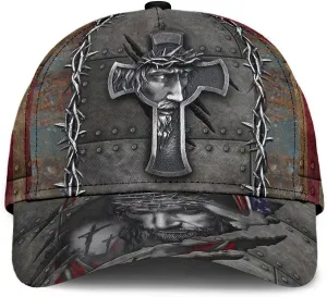 Christianartbag Hat, Personalized Name Classic Cap with Jesus Cross Crucifixion Of Jesus Design, Personalized Hat, Christian Hat, CABHAT19141223.