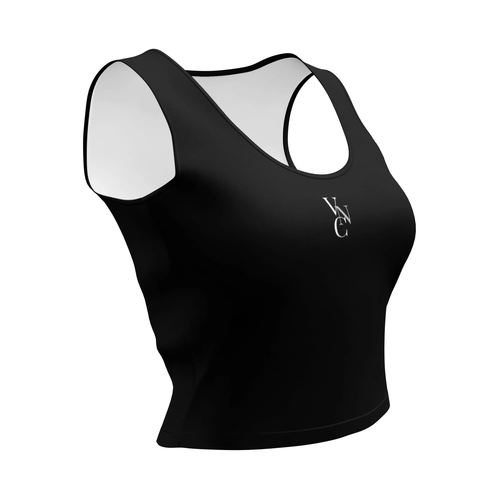 City Chic Crop Top in Classic Black